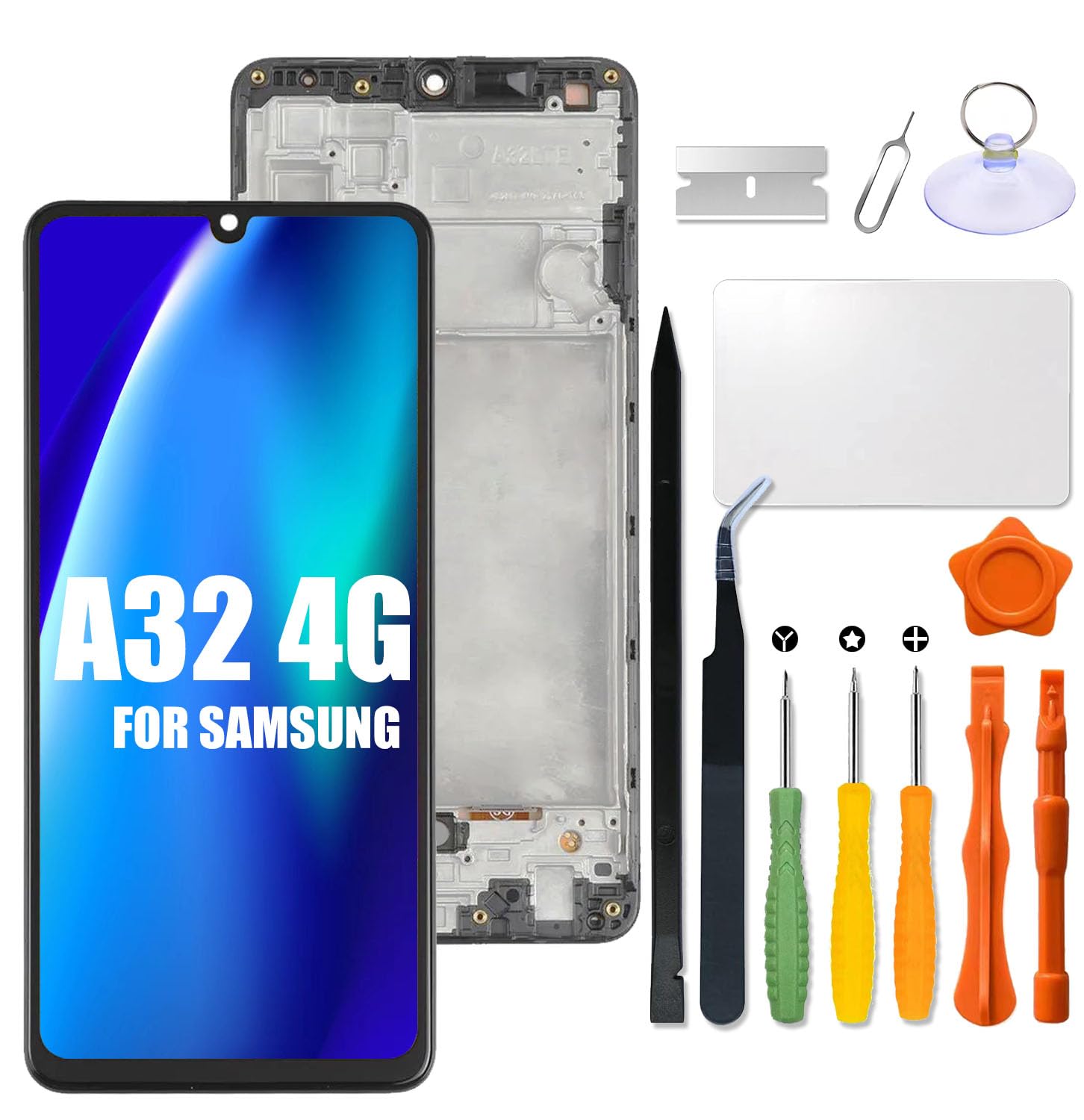 Amazon.com: for Samsung Galaxy A32 4g LCD Screen with Frame INCELL